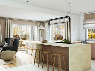 Fertighaus Point 124 von Danwood - Österreich Schlüsselfertig ab 278700€, Satteldach-Klassiker Innenansicht 4