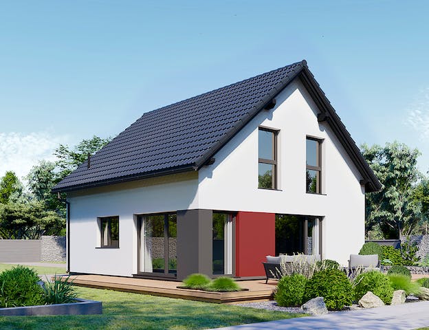 Fertighaus mit vorteilhaften Preis & schlüsselfertiger Übergabe