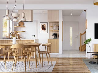 Fertighaus Point 133.1 von Danwood - Österreich Schlüsselfertig ab 306400€, Satteldach-Klassiker Innenansicht 3