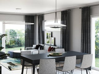Fertighaus Point 138.1 von Danwood - Österreich Schlüsselfertig ab 296200€, Satteldach-Klassiker Innenansicht 2