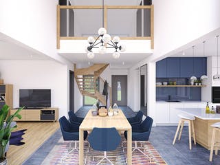 Fertighaus Point 140 von Danwood - Österreich Schlüsselfertig ab 346900€, Satteldach-Klassiker Innenansicht 4