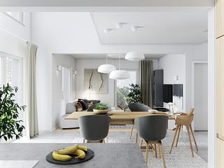 Fertighaus Point 145 von Danwood - Österreich Schlüsselfertig ab 332800€, Satteldach-Klassiker Innenansicht 2