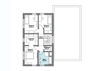 Fertighaus Privat 191 von Danwood - Österreich Schlüsselfertig ab 448200€, Satteldach-Klassiker Grundriss 2