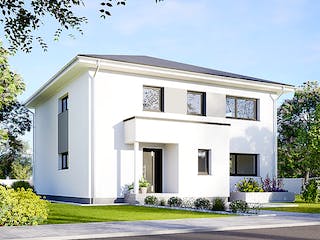 Fertighaus Plus 204 von Danwood Schlüsselfertig ab 477400€, Stadtvilla Außenansicht 2