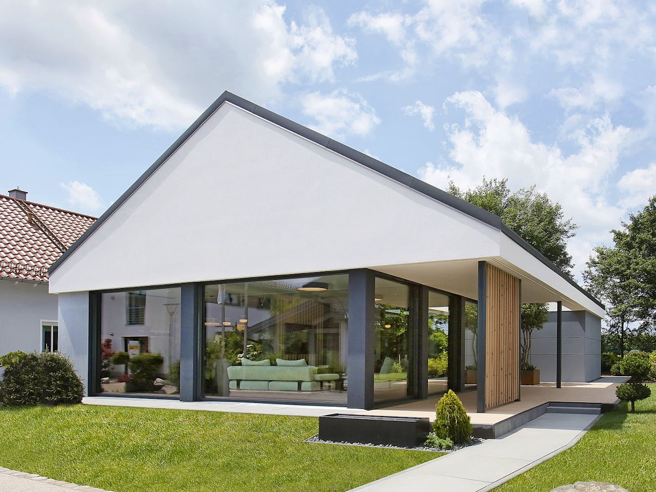 Fertighaus Next 115 - MH Poing von Danwood - NEXT by Danwood, Bungalow Außenansicht 1