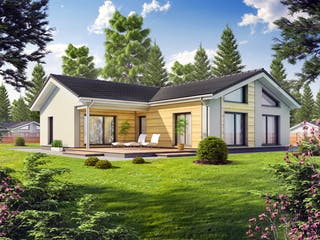 Fertighaus Perfect 131 von Danwood - Österreich Schlüsselfertig ab 208200€, Bungalow Außenansicht 1