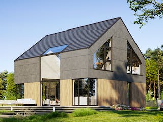 Fertighaus Vision 172 von Danwood - VISION by Danwood Schlüsselfertig ab 711300€, Satteldach-Klassiker Außenansicht 1