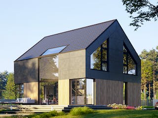 Fertighaus Vision 172 von Danwood - VISION by Danwood Schlüsselfertig ab 711300€, Satteldach-Klassiker Außenansicht 4