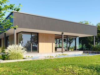 Fertighaus Vision 178 von Danwood - VISION by Danwood Schlüsselfertig ab 743500€, Bungalow Außenansicht 2