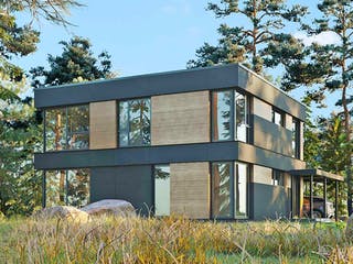 Fertighaus Vision 195 von Danwood - VISION by Danwood Schlüsselfertig ab 768600€, Cubushaus Außenansicht 2