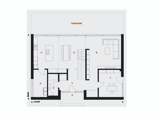 Fertighaus Vision 207 von Danwood - VISION by Danwood Schlüsselfertig ab 789800€, Satteldach-Klassiker Grundriss 1