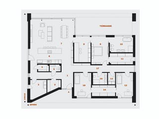 Fertighaus Vision 220 von Danwood - VISION by Danwood Schlüsselfertig ab 858900€, Bungalow Grundriss 1
