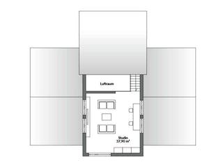 Fertighaus Brave 180 von Danwood - Österreich Schlüsselfertig ab 415100€, Pultdachhaus Grundriss 2