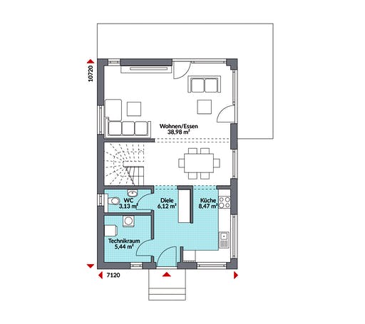 Danwood Living Point 122 Floorplan 1