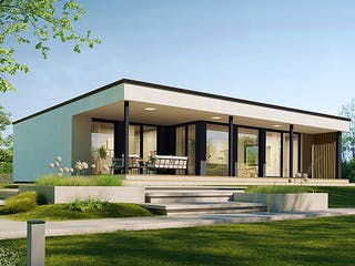 Fertighaus Next 110 FT von Danwood - NEXT by Danwood Schlüsselfertig ab 397600€, Bungalow Außenansicht 1
