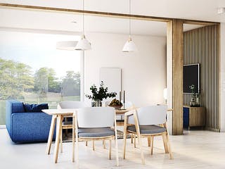 Fertighaus Next 80 F von Danwood - NEXT by Danwood Schlüsselfertig ab 276500€, Bungalow Innenansicht 1