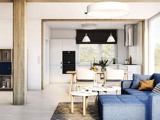 Fertighaus Next 80 F von Danwood - NEXT by Danwood Schlüsselfertig ab 276500€, Bungalow Innenansicht 2