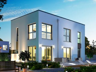 Fertighaus Park 127 Cube von Danwood Schlüsselfertig ab 215500€, Cubushaus Außenansicht 2