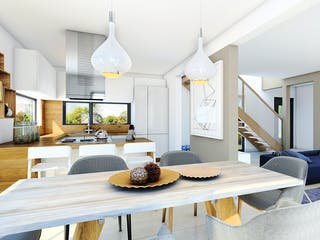 Fertighaus Park 127 Cube von Danwood Schlüsselfertig ab 215500€, Cubushaus Innenansicht 3