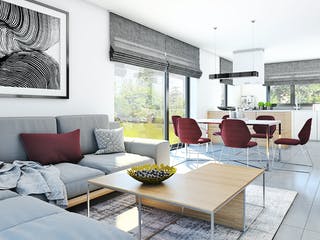 Fertighaus Park 132 W von Danwood Schlüsselfertig ab 210600€, Stadtvilla Innenansicht 1