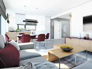 Fertighaus Park 132 W von Danwood Schlüsselfertig ab 210600€, Stadtvilla Innenansicht 2