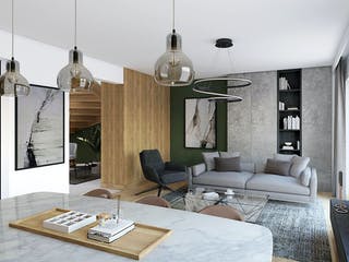 Fertighaus Park 140 W von Danwood Schlüsselfertig ab 220200€, Stadtvilla Innenansicht 1