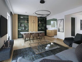 Fertighaus Park 140 W von Danwood Schlüsselfertig ab 220200€, Stadtvilla Innenansicht 2