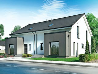 Fertighaus Partner 132 von Danwood Schlüsselfertig ab 208400€, Satteldach-Klassiker Außenansicht 1