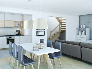 Fertighaus Partner 132 von Danwood Schlüsselfertig ab 208400€, Satteldach-Klassiker Innenansicht 3