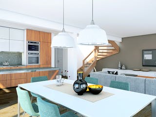 Fertighaus Partner 157 von Danwood Schlüsselfertig ab 238300€, Satteldach-Klassiker Innenansicht 2