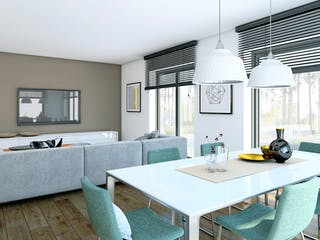 Fertighaus Partner 157 von Danwood Schlüsselfertig ab 238300€, Satteldach-Klassiker Innenansicht 3