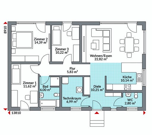 Danwood - Perfect 101 Floorplan 1