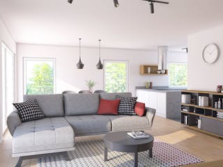 Fertighaus Perfect 95 von Danwood Schlüsselfertig ab 231500€, Bungalow Innenansicht 1