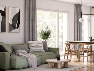 Fertighaus Point 130 von Danwood Schlüsselfertig ab 258900€, Satteldach-Klassiker Innenansicht 2