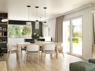 Fertighaus Point 161 von Danwood - Österreich Schlüsselfertig ab 349200€, Satteldach-Klassiker Innenansicht 4