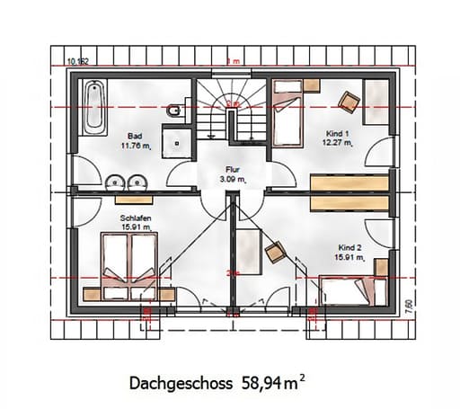 Das Vielseitige 125.1 Floorplan 2
