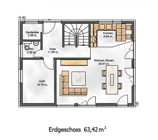 Das Vielseitige 125 Floorplan 1
