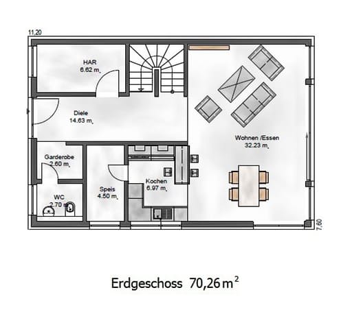 Das Vielseitige 139 Floorplan 1