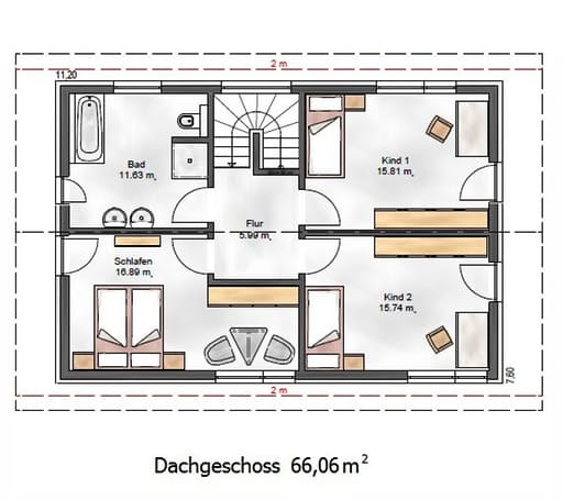 Das Vielseitige 139 Floorplan 2