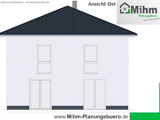 Massivhaus Idealo 150 WD von Mihm Thermobau Schlüsselfertig ab 430950€, Stadtvilla Außenansicht 6
