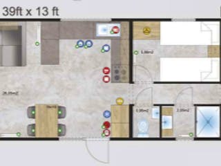 Fertighaus Murano von Easy Homes - Tiny- & Modulhäuser Schlüsselfertig ab 125000€, Bungalow Grundriss 6