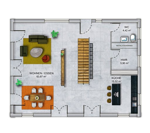 Dennert ICON 4 XL Floorplan 1