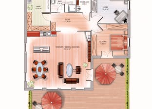 ICON Bungalow Grundriss