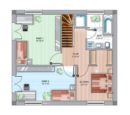Dennert ICON Cube Floorplan 1