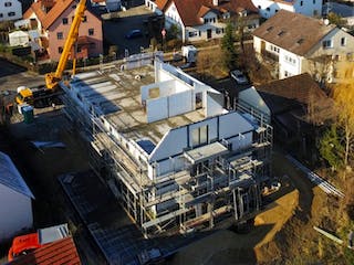 Massivhaus ALFA Mehrfamilienhaus M2 von Dennert Massivhaus - Mehrfamilien-, Reihen- & Doppelhaus, Außenansicht 3