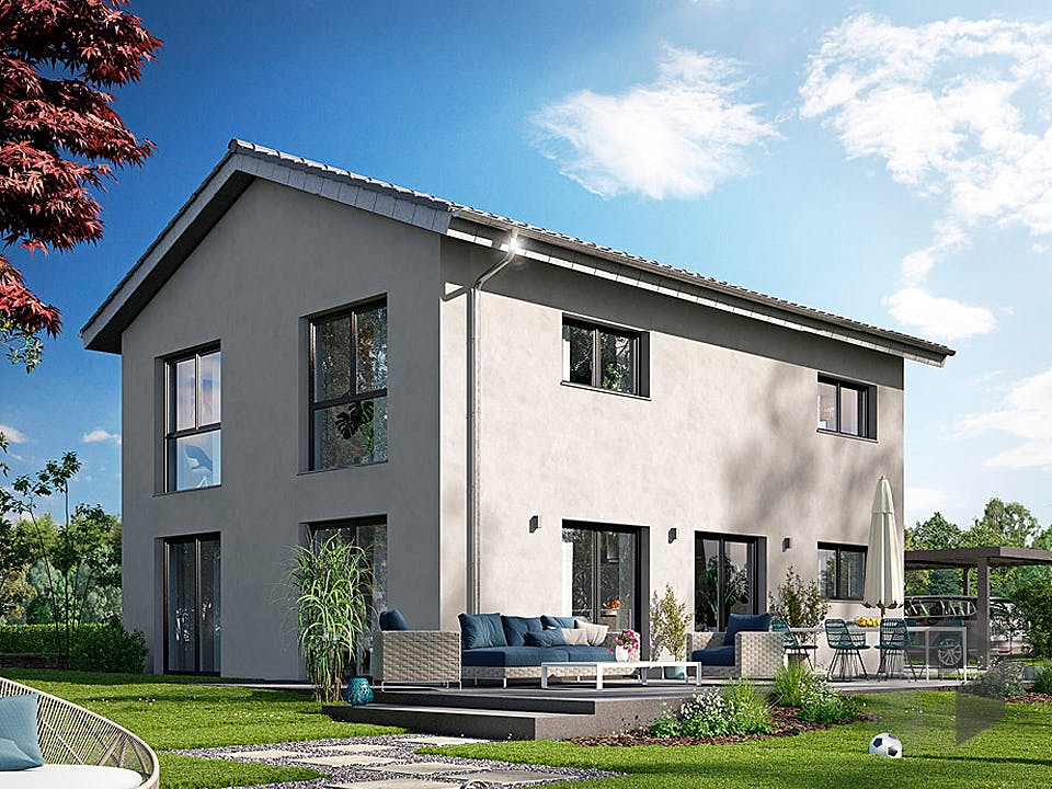 ICON 3.20 Aktionshaus von Dennert Massivhaus Außenansicht
