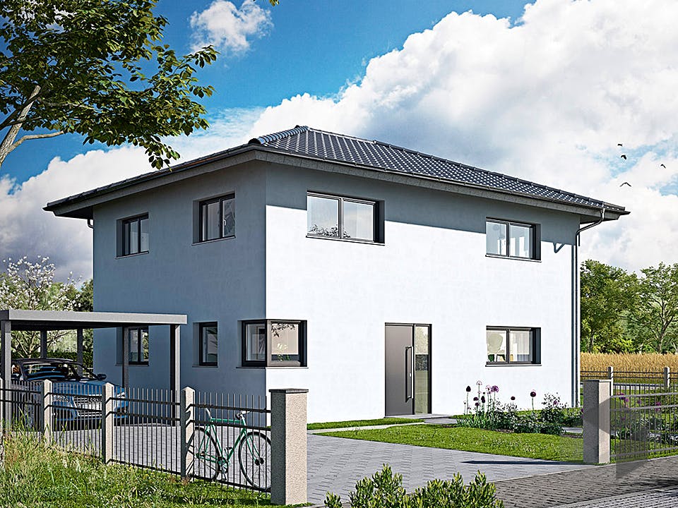 ICON 3.20 Aktionshaus von Dennert Massivhaus Außenansicht