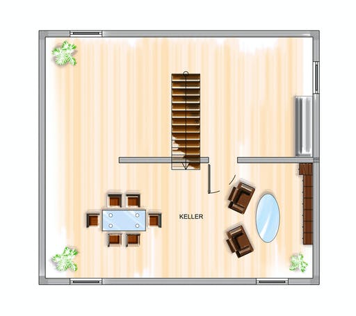 Dennert ICON 3 City mit Flachdach Floorplan 3