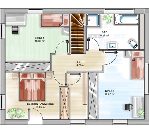 Dennert ICON 3+ City m. SD Floorplan 2