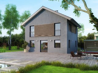 Dennert ICON 3+ City mit Satteldach Exterior 1
